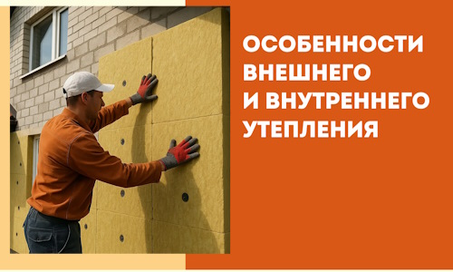 Какие особенности внешнего и внутреннего утепления в Казани