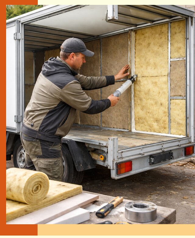 Профессиональное утепление прицепа в Казани для любых условий